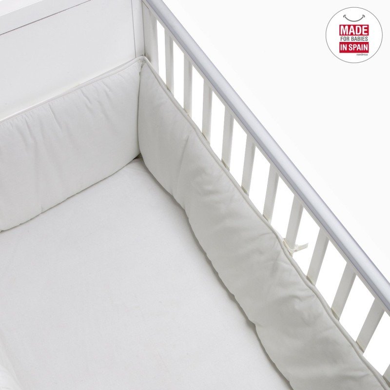 PROTECTOR CUNA 360 360x30x3 CM LISO E BEIGE