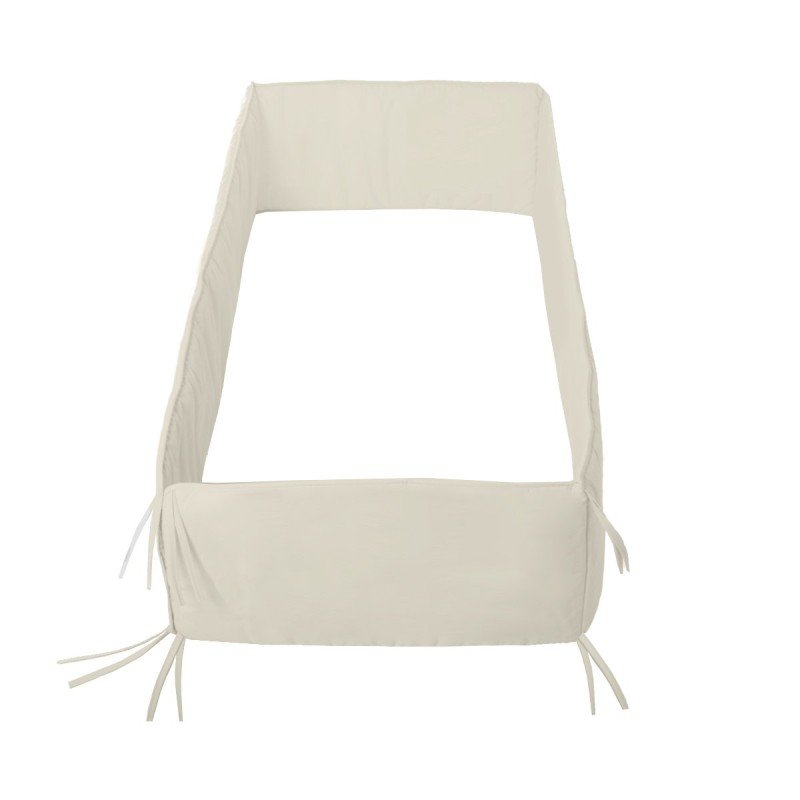 PROTECTOR CUNA 360 360x30x3 CM LISO E BEIGE