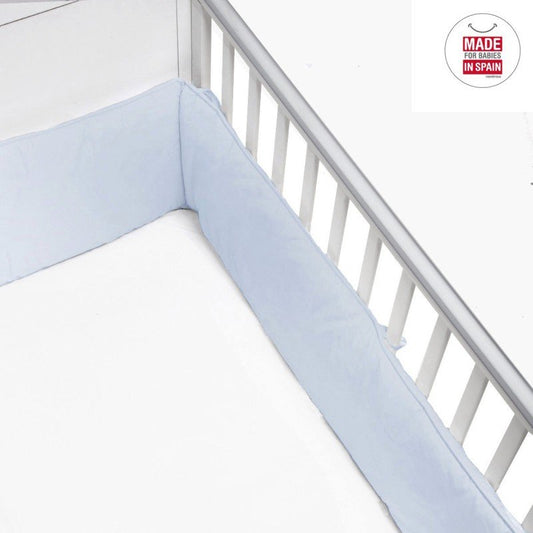 PROTECTOR CUNA 420 420x30x3 CM LISO E CIELO EMPOLVADO