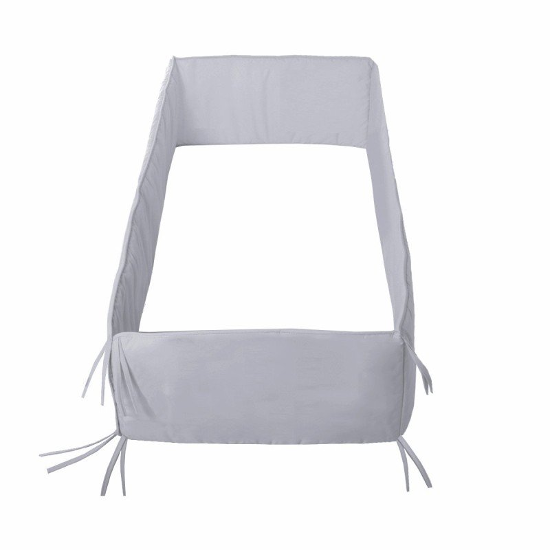 PROTECTOR CUNA 420 420x30x3 CM LISO E GRIS