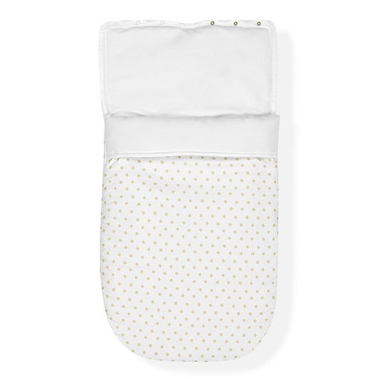 Saco Estrellita Azul, rosa, beige y gris