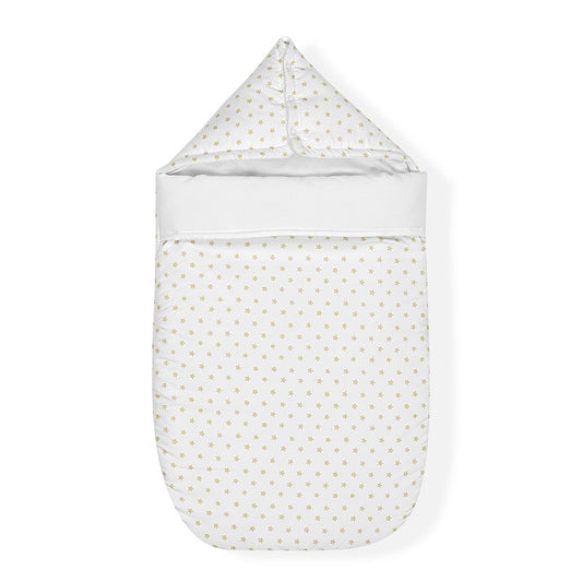 Saco Estrellita Azul, rosa, beige y gris