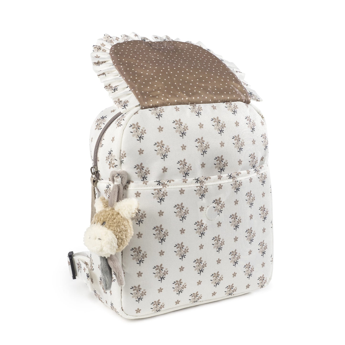 Mochila Kids Botton Flores