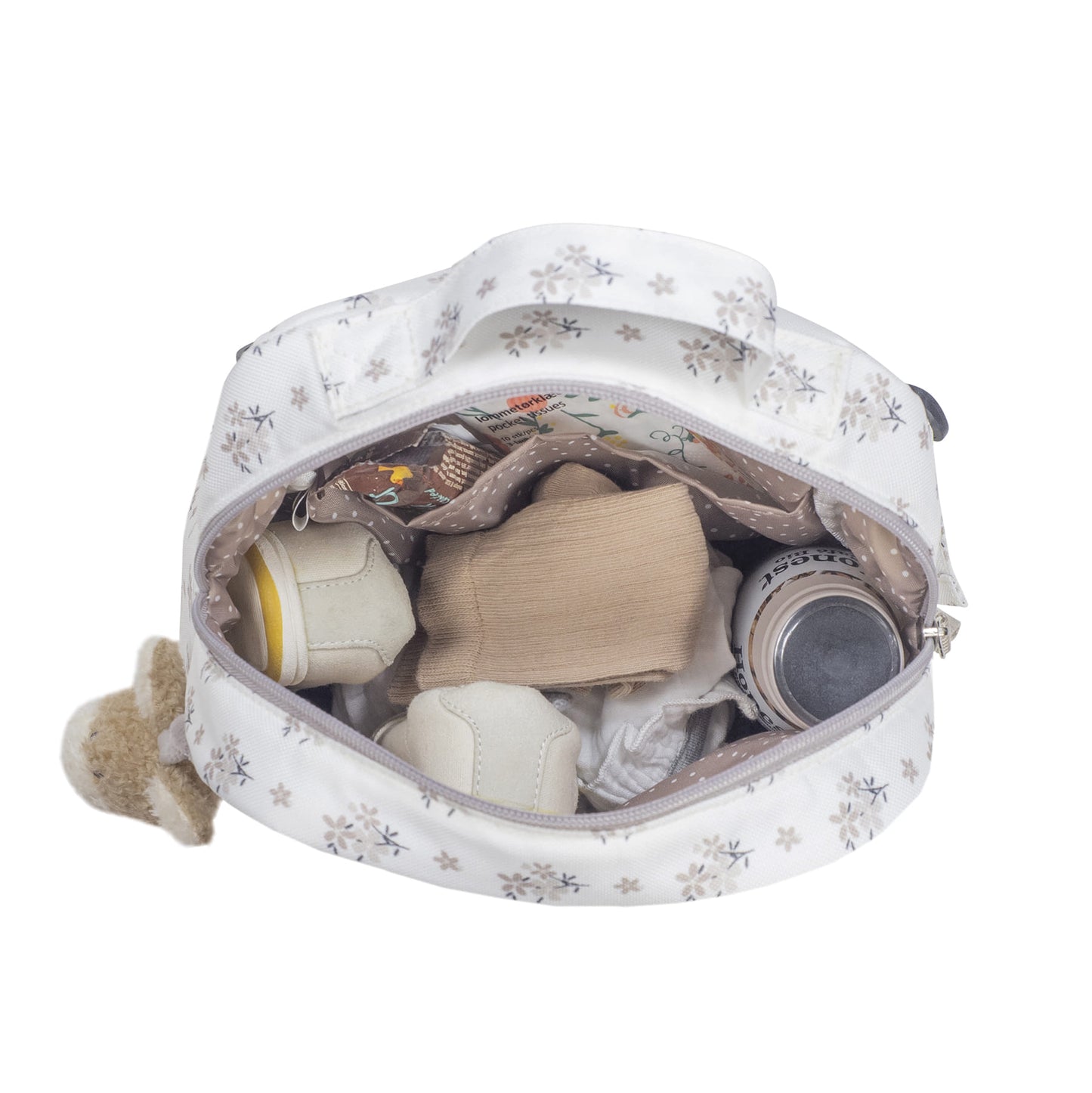 Mochila Kids Botton Flores