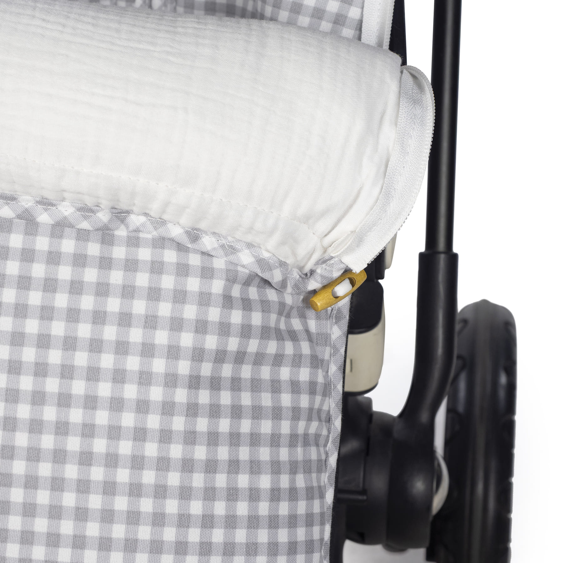 Saco Silla I Love Vichy Cuadro Gris Entretiempo