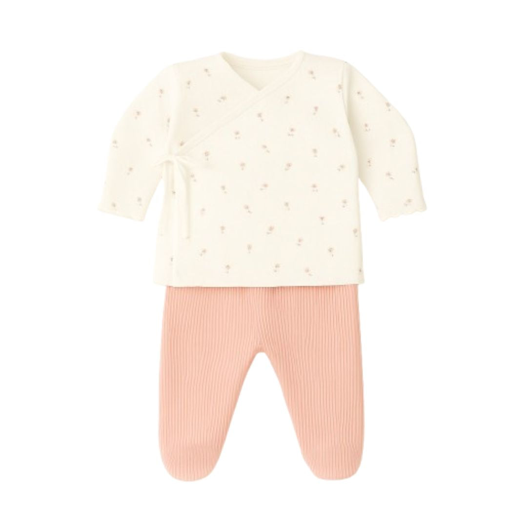 Primera Puesta Flores Algodón Orgánico