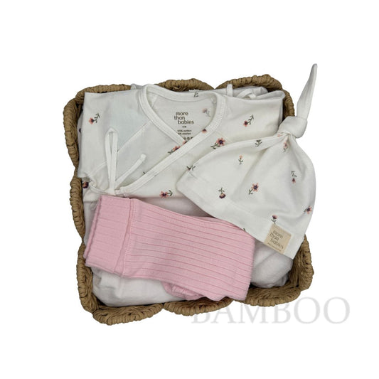 Primera Puesta Flores Algodón Orgánico