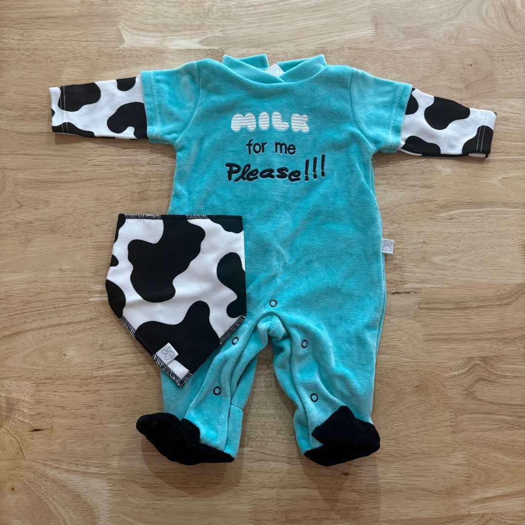 Pijama afelpado MILK con bandana