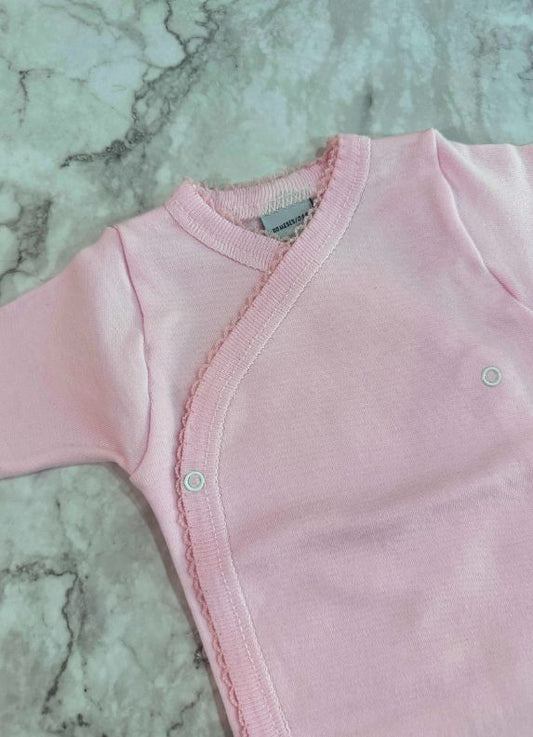 Body cruzado prematuro rosa