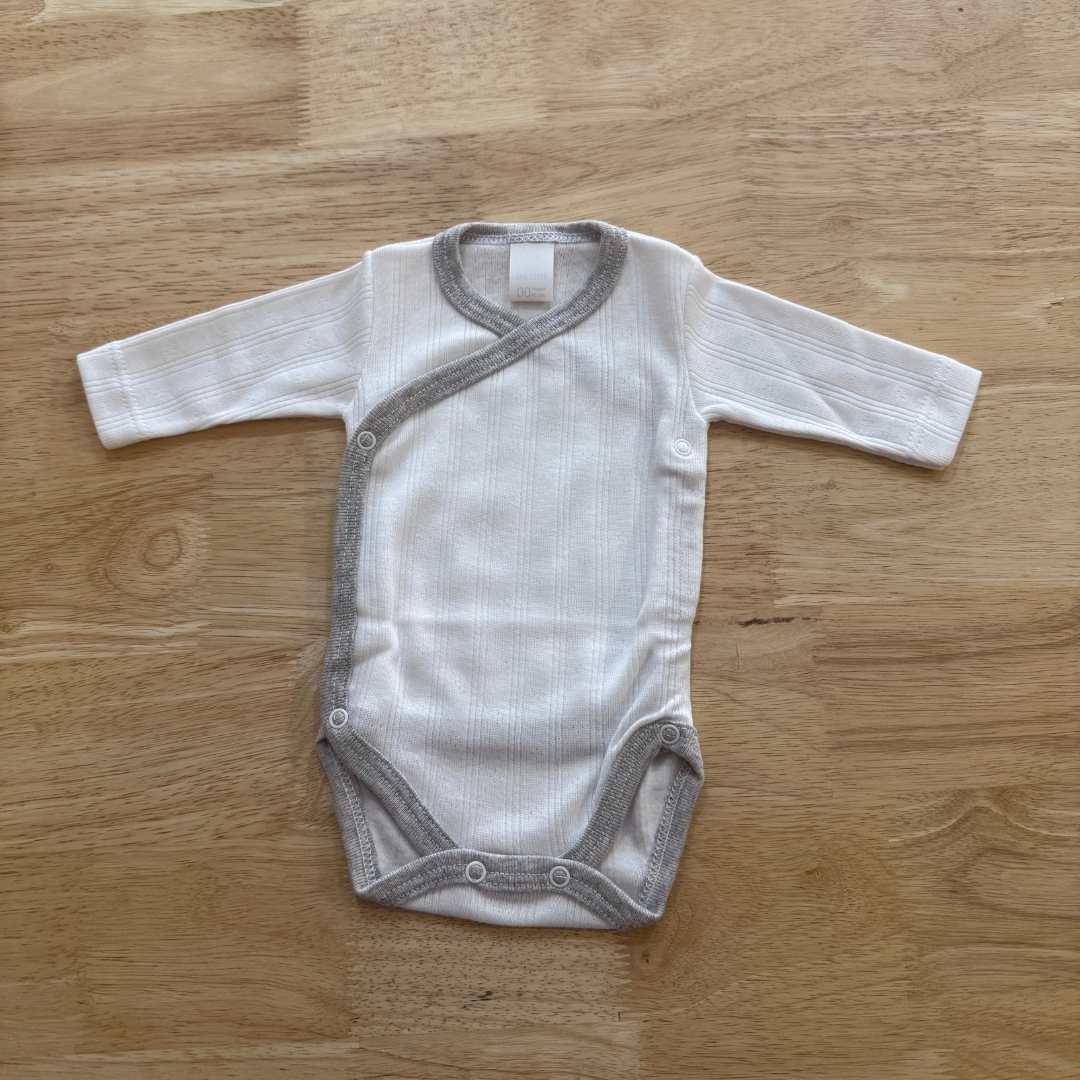 Body manga larga prematuro canalé