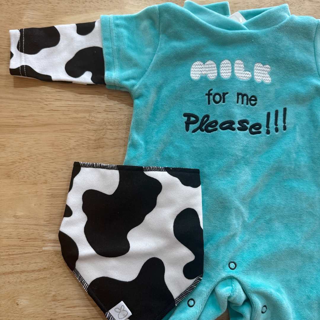 Pijama afelpado MILK con bandana