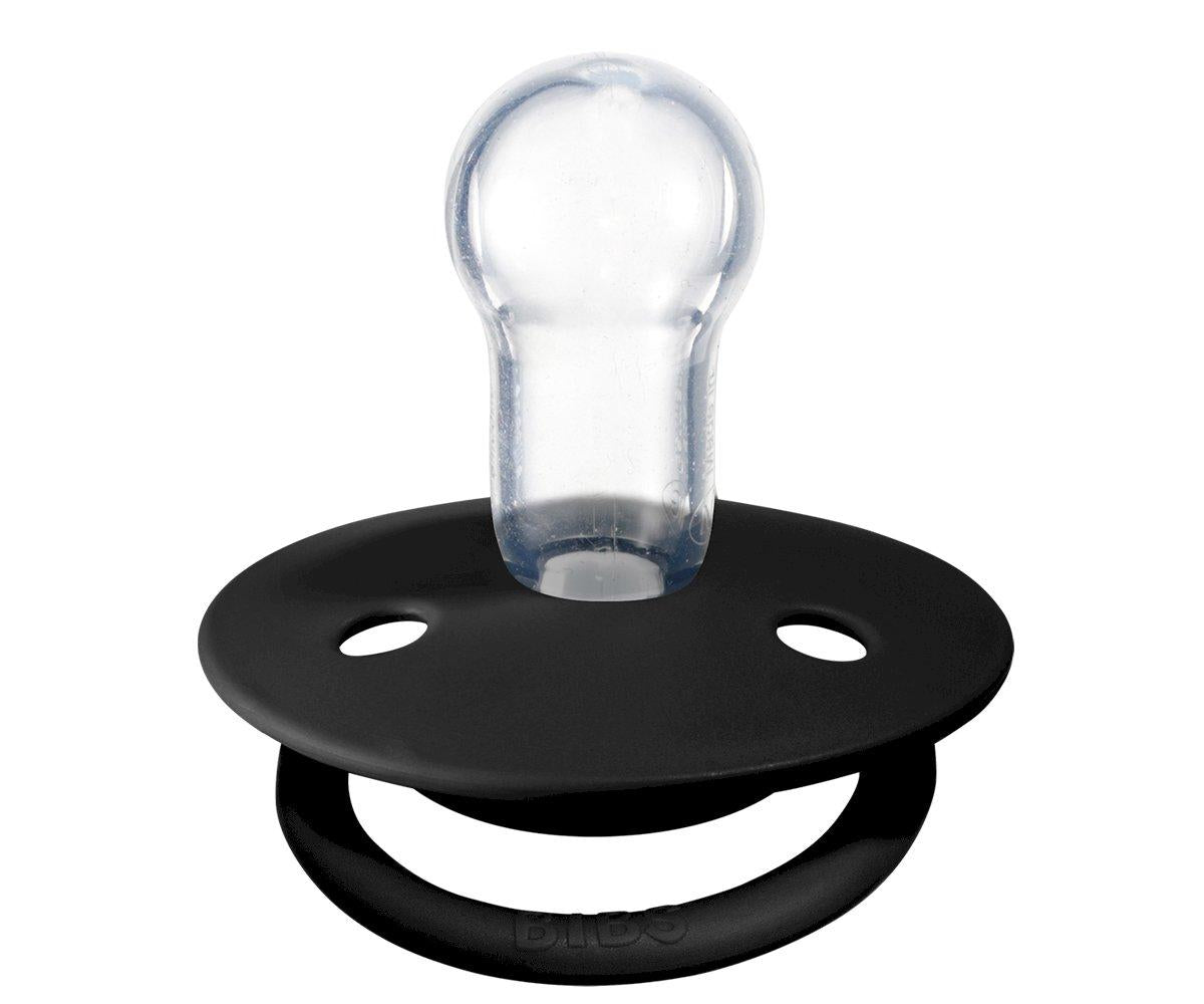 2 Chupetes BIBS De Lux Cloud/Black Silicona