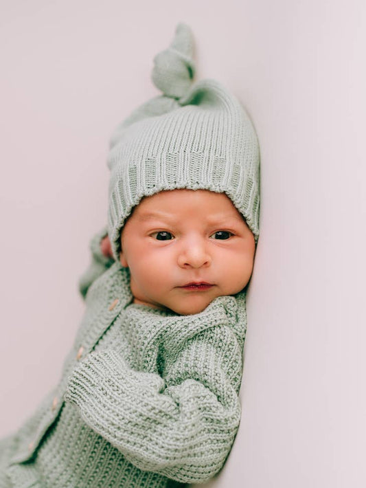 Gorro nudo menta