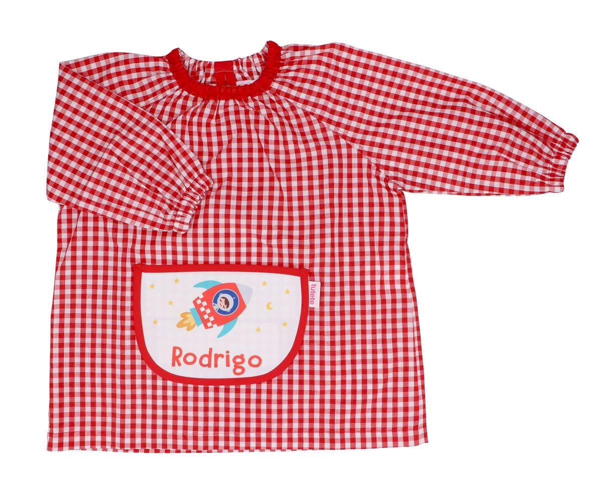 Babi con Bolsillo Central Espacio Rojo Personalizado