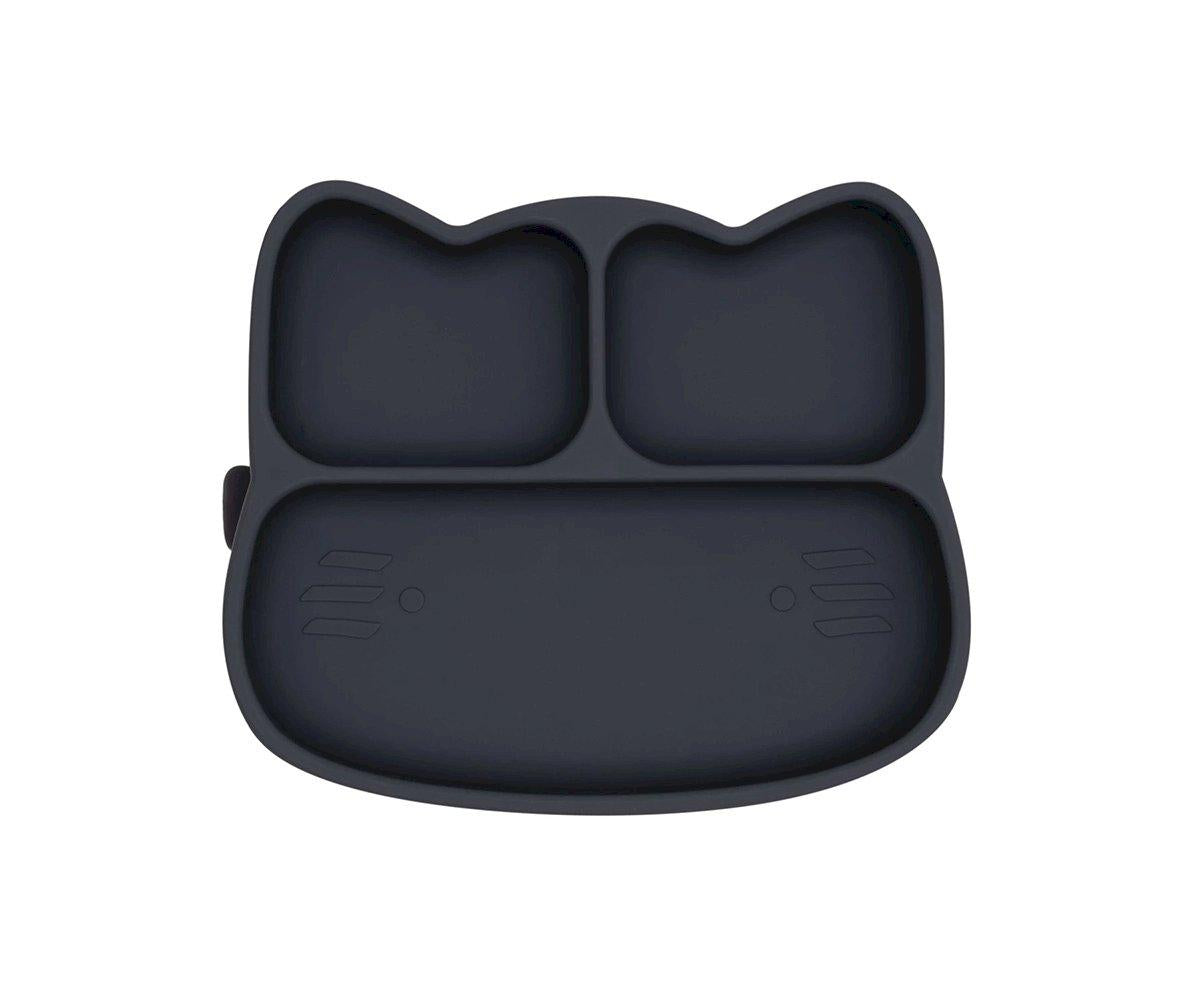 Plato con Ventosa Gato Negro
