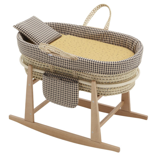 Moises Bebe Mio Cuco + Patas Lansing Flower Mustard/Vichy 49X80X61 Cm