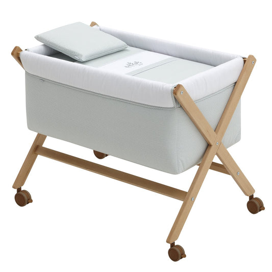 Minicuna Tijera Madera Mini Windsord Mint/Natural 55X87X74 Cm