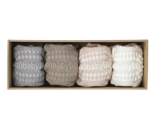 Combo Box Calcetines Suela Antideslizante Bambú Soft Pink