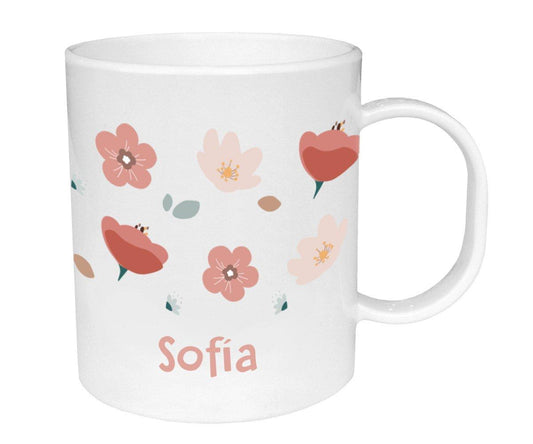 Taza de Plástico Personalizada Little Garden