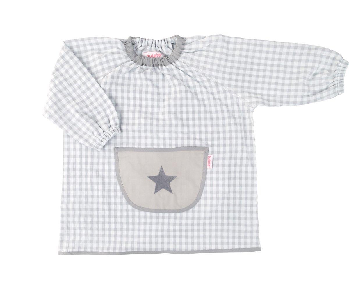 Babi con Bolsillo Central Estrella Gris Personalizable