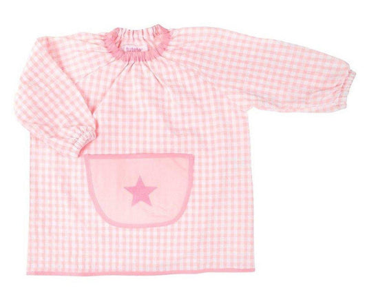 Babi con Bolsillo Central Estrella Rosa Personalizable