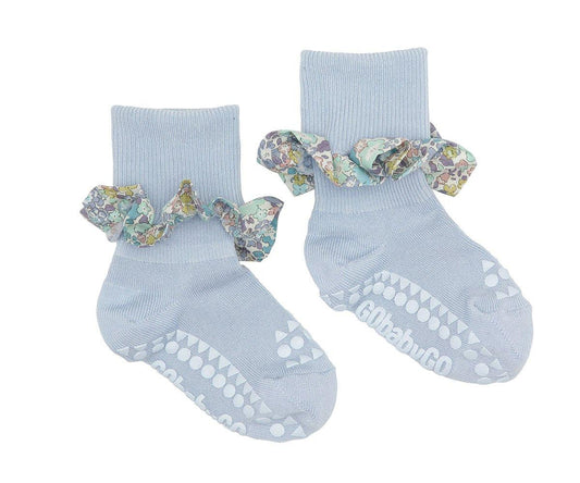 Calcetines Suela Antideslizante Bambú Liberty Sky Blue