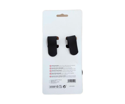 2 Ganchos para Silla de Paseo Negros