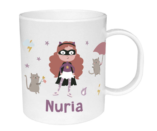 Taza de Plástico Personalizada Fantastic Girl