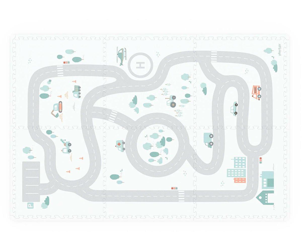 Alfombra de Juegos Puzzle Circuito