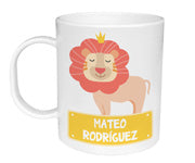 Taza Plástico Personalizada León