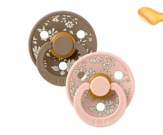 2 Chupetes BIBS Colour Anatómica Liberty Capel Blush