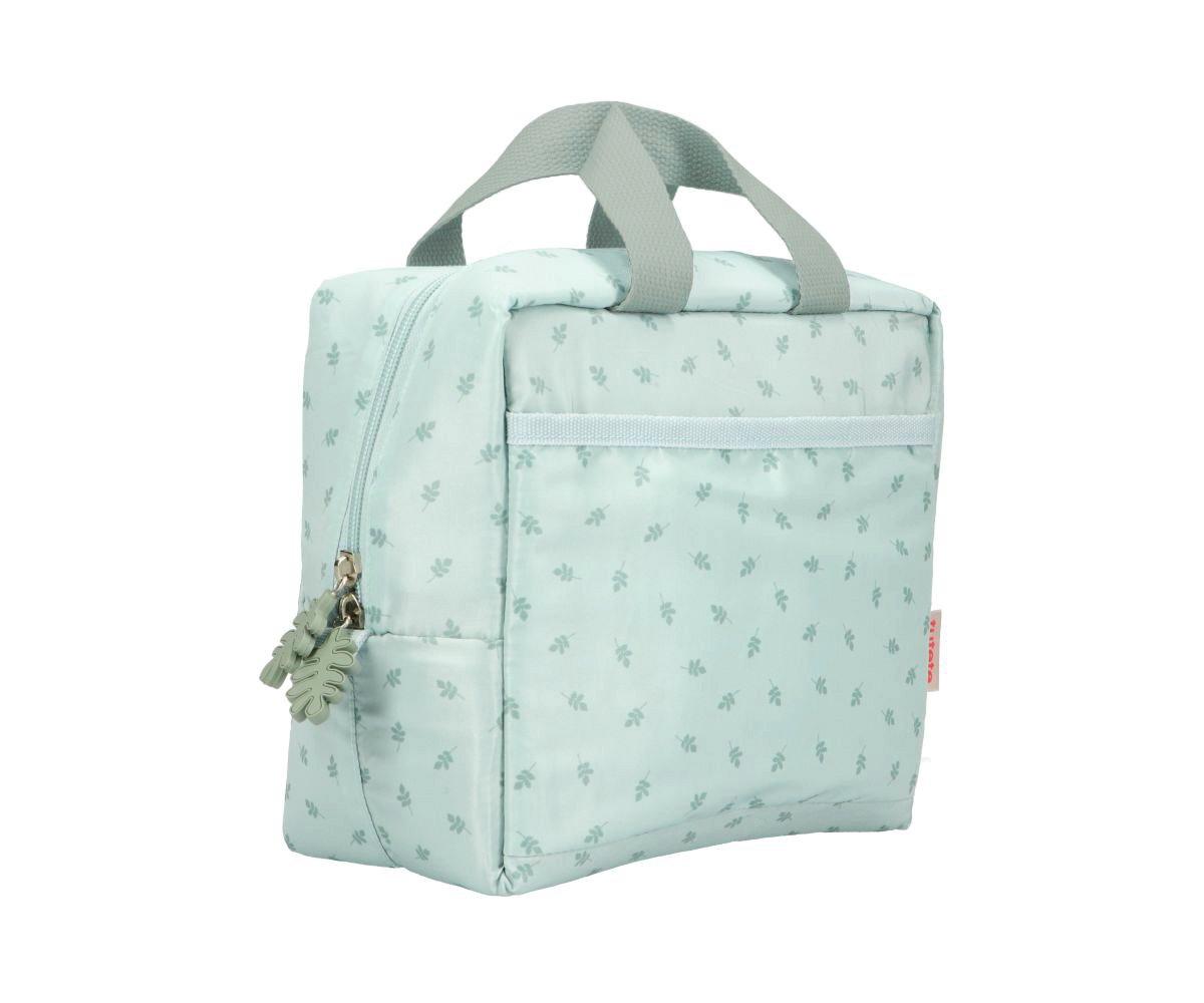 Bolsa Térmica Acolchada Leaves Sage Personalizable