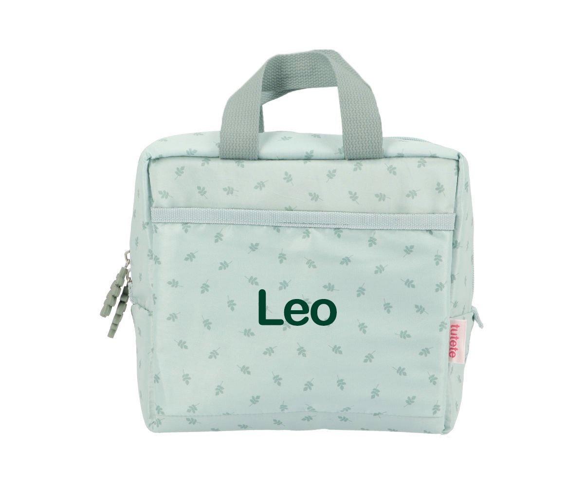 Bolsa Térmica Acolchada Leaves Sage Personalizable