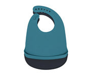 2 Baberos Silicona Catchie Blue Dusk & Charcoal