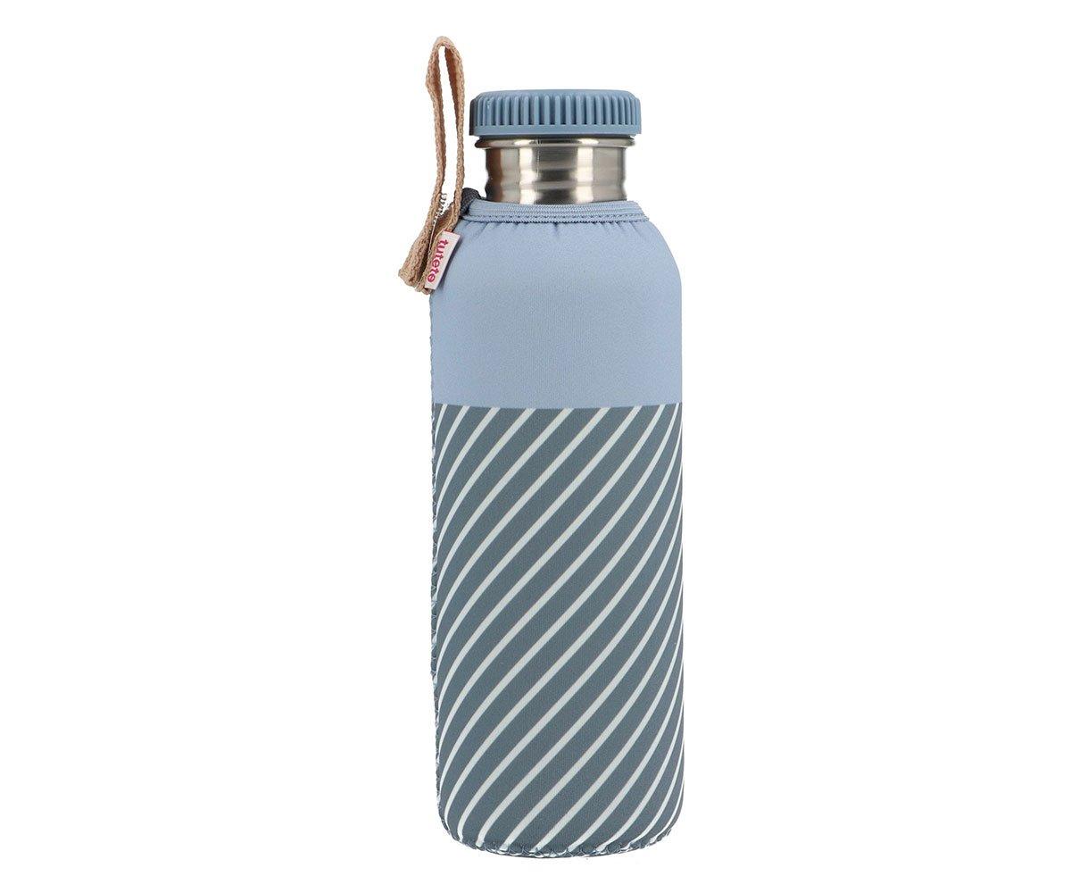 Botella Acero con Funda Stripes Blue Personalizable 750ml