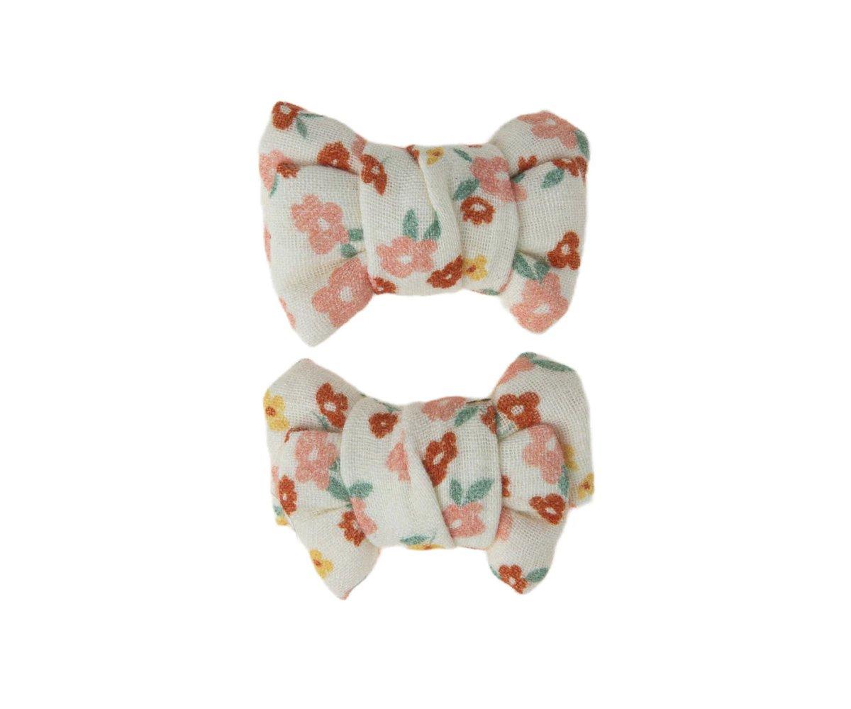 2 Pinzas para Pelo con Lazo de Coleta Sunset Meadow