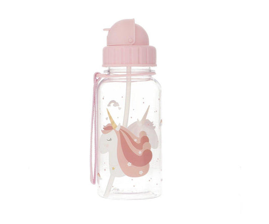Botella Plástico Magical Unicorn Personalizable