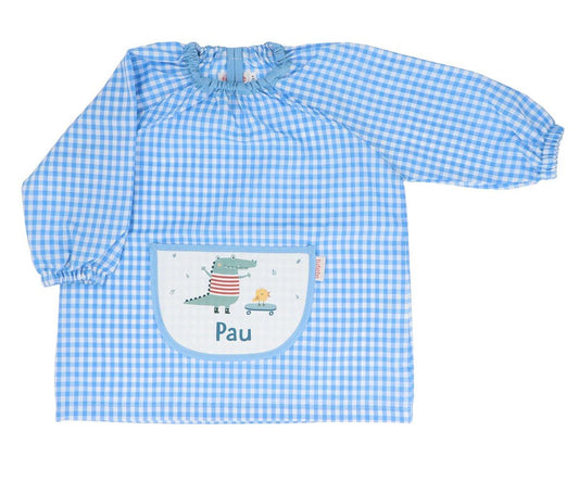 Babi con Bolsillo Central Vichy Croc Personalizado