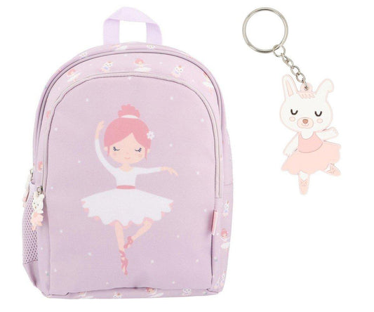 Mochila Mediana Ballet + Llavero Personalizable
