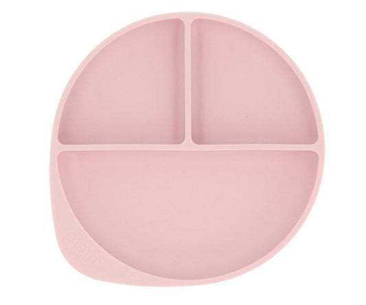 Plato Silicona con Ventosa Light Pink