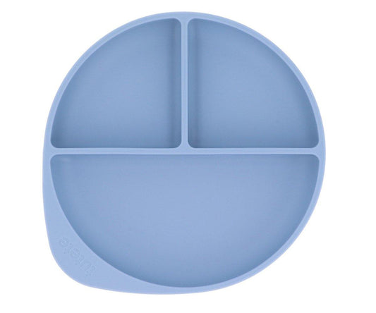Plato Silicona con Ventosa Ocean Blue