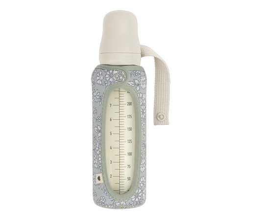 Biberón Cristal BIBS Ivory 225ml + Funda Biberón Regalo