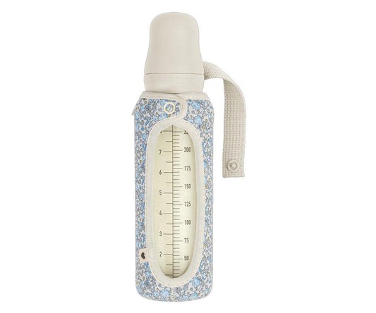 Biberón Cristal BIBS Ivory 225ml + Funda Biberón Regalo