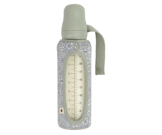 Biberón Cristal BIBS Sage 225ml + Funda Biberón Regalo