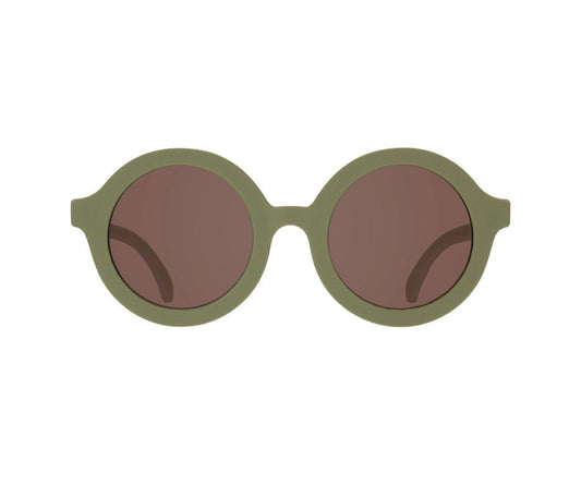 Gafas de Sol Flexibles (3-5años) Euro Round Amber Lenses Wild Moss