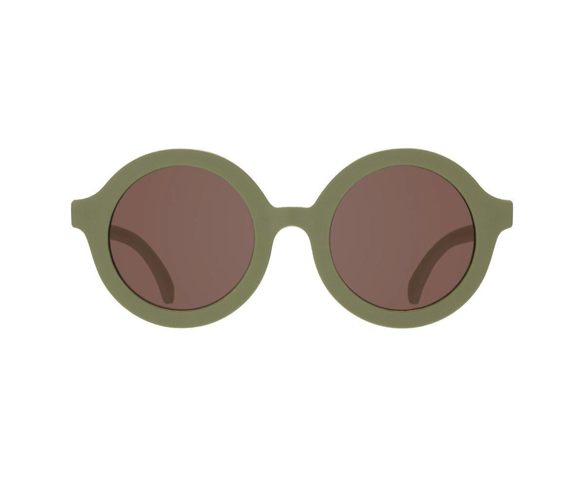 Gafas de Sol Flexibles (0-24meses) Euro Round Amber Lenses Wild Moss