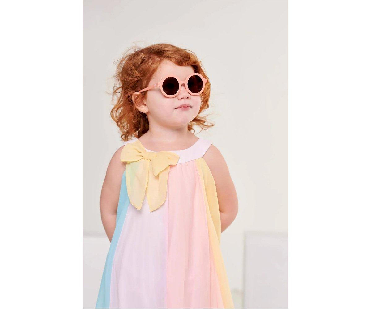 Gafas de Sol Flexibles (3-5años) Original Round Peachy Keen Amber Lenses