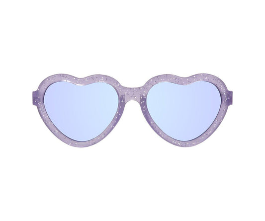 Gafas de Sol Flexibles Hearts (0-24meses) Lavender Shimmer Purple Mirrored Lenses