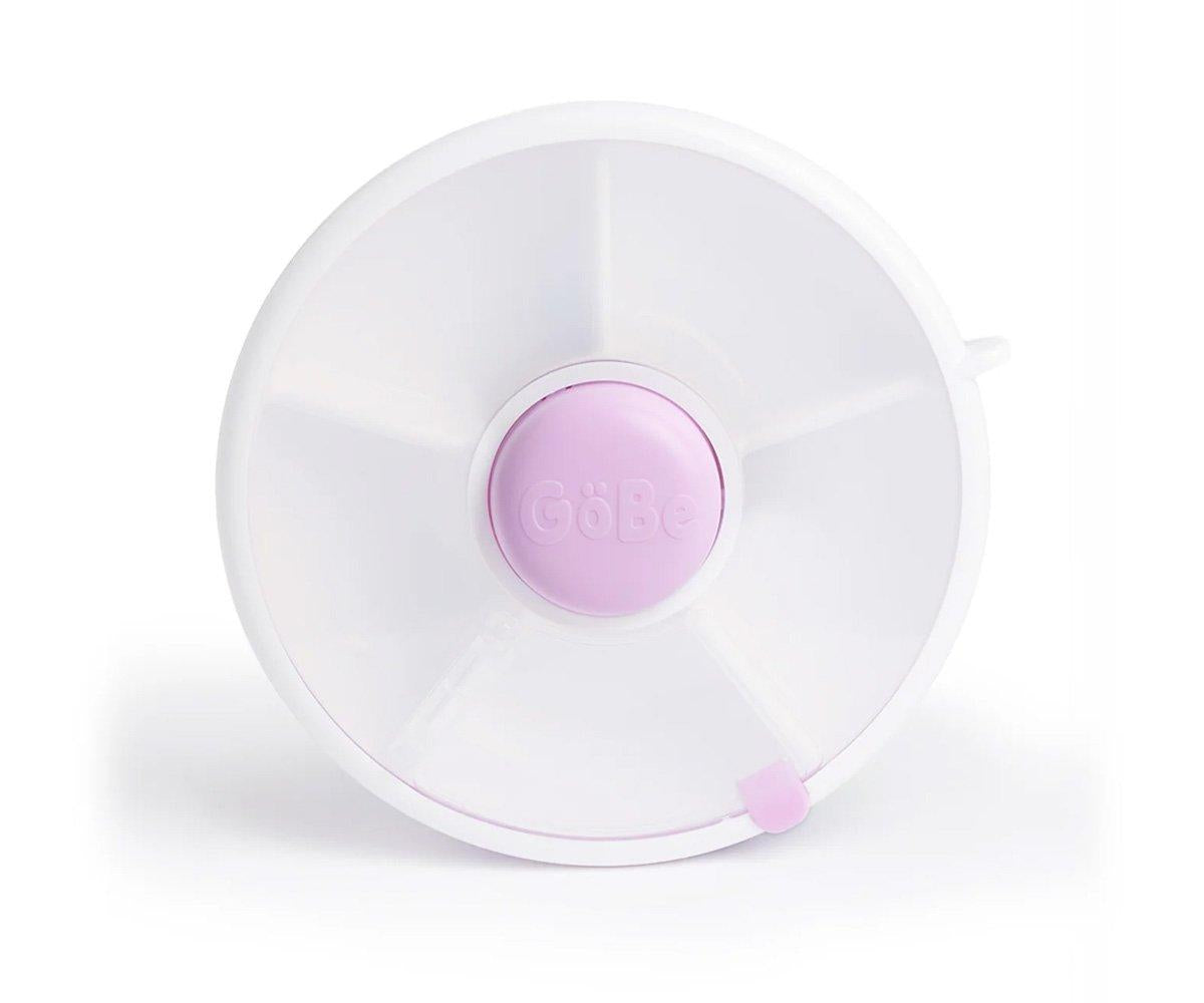 Caja Almuerzo Snack Spinner Flip, Correa de Mano y Hoja de Pegatinas Taro Purple