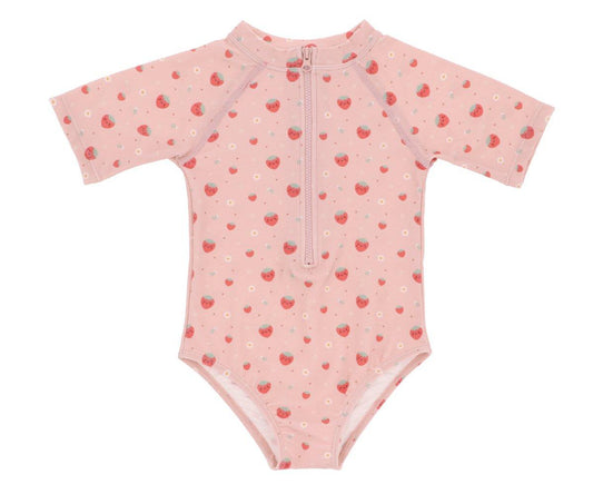 Bañador con Cremallera Strawberries
